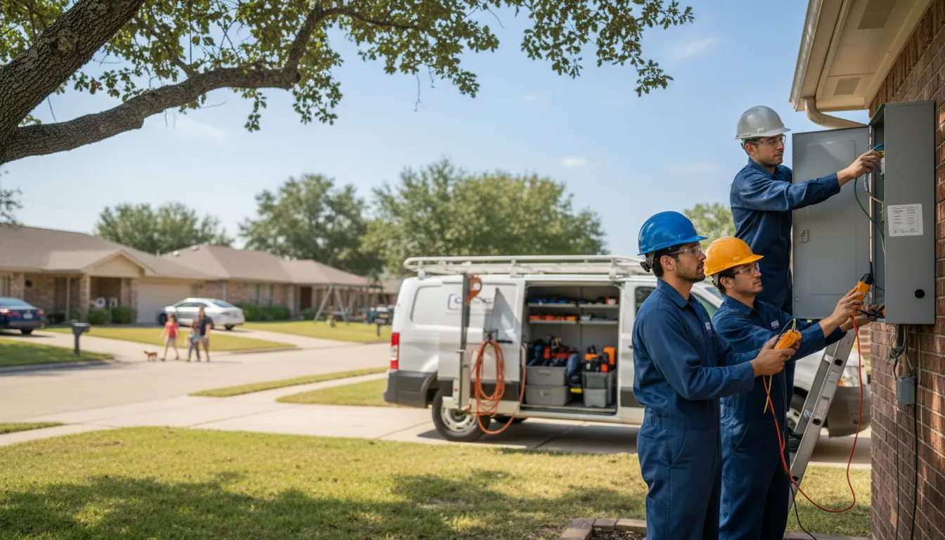 Certified electrician providing emergency electrical services in Dundee, FL
